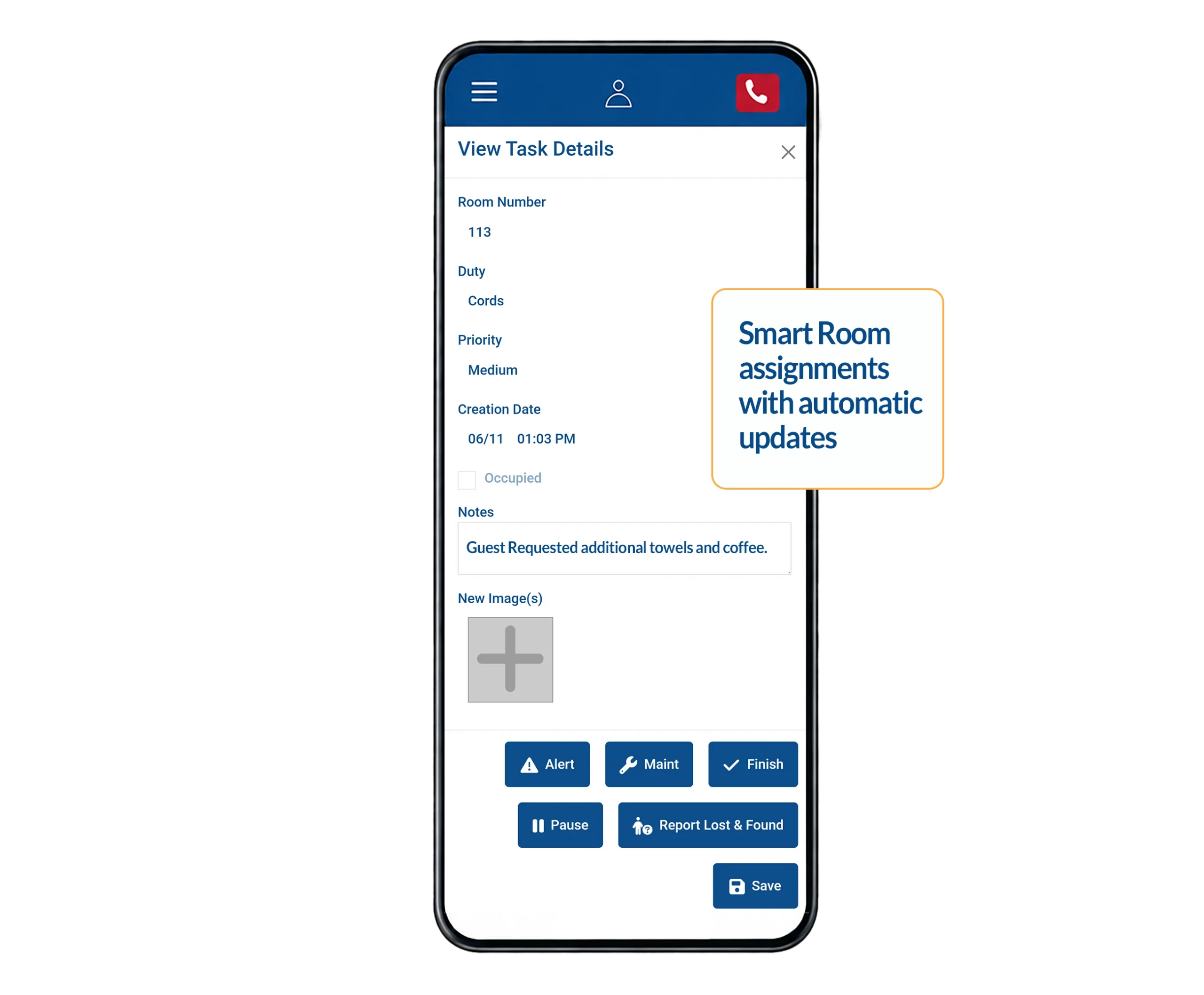 Smart room assign and automatic updates